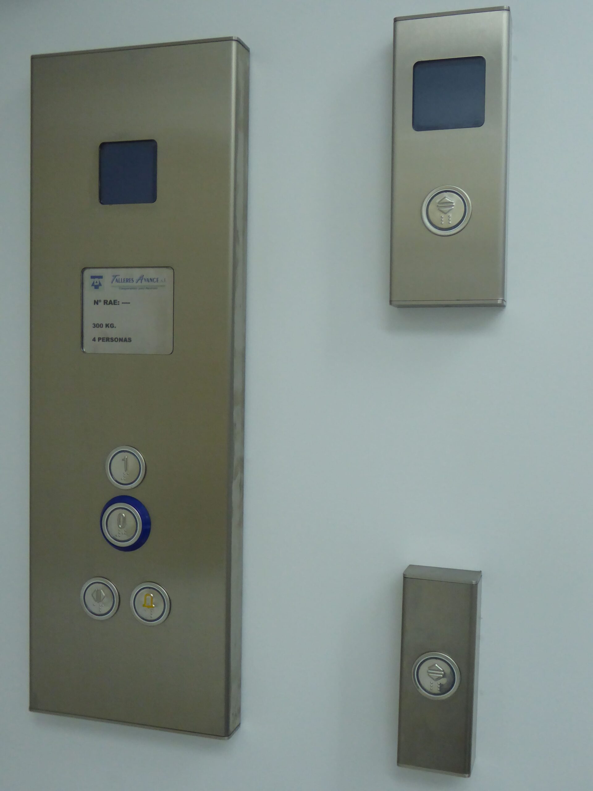 BOTONERAS DE SUPERFICIE PARA ASCENSORES